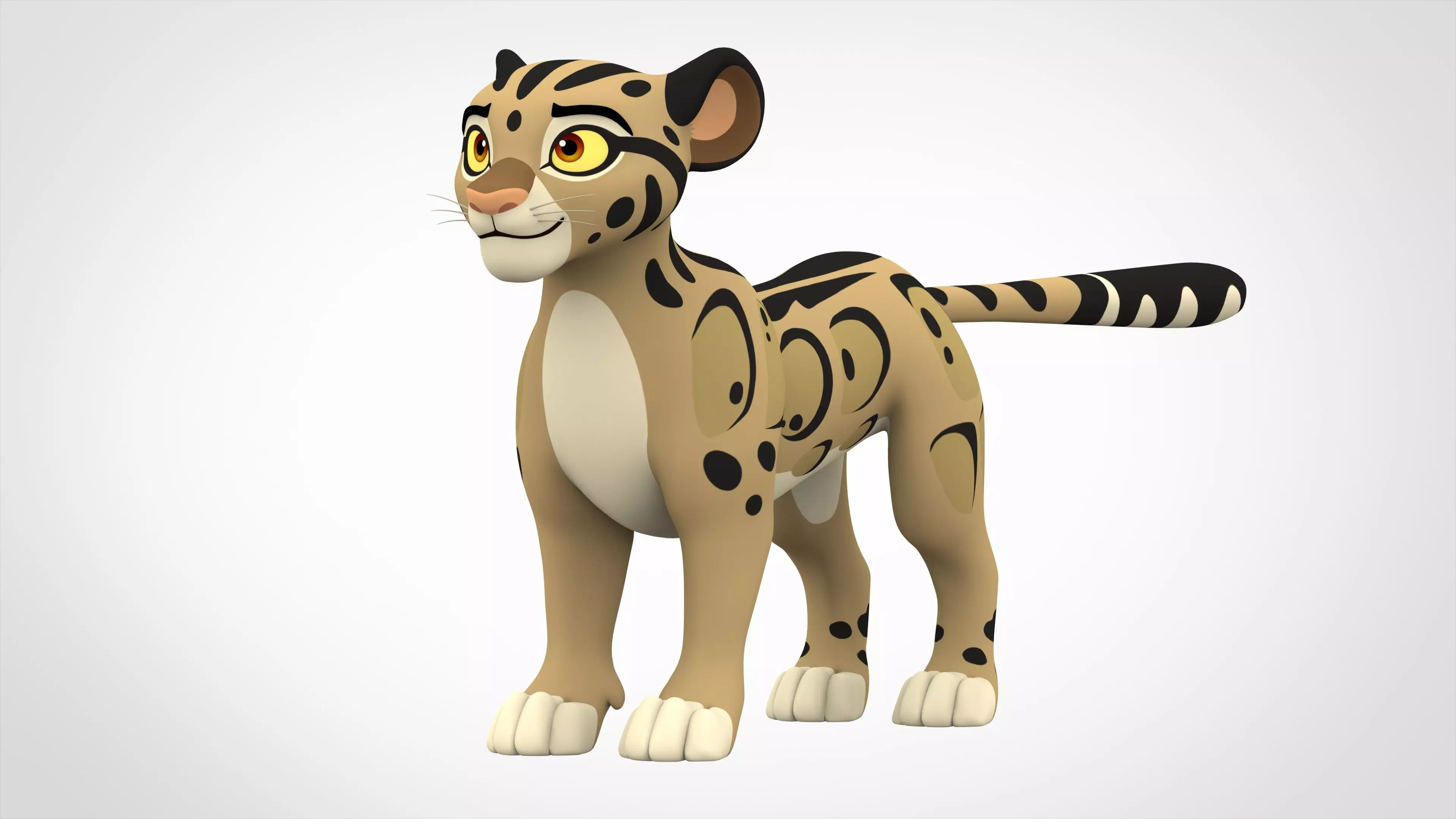 Yun Mibu Low-poly 3D model_0