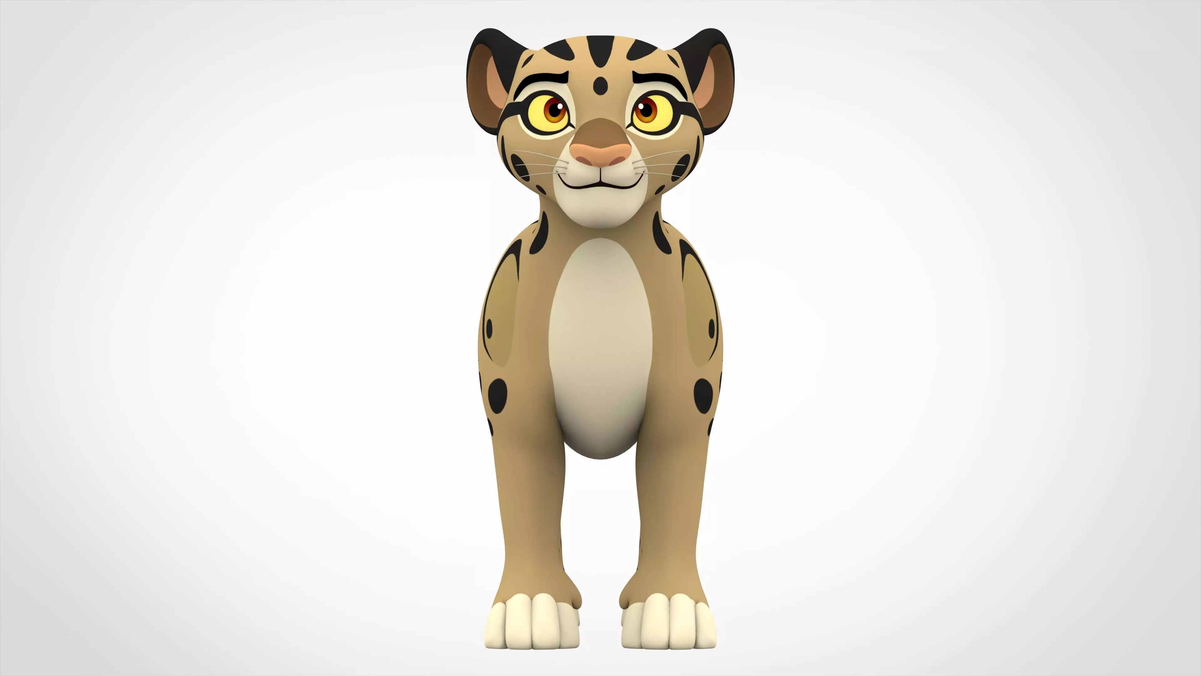 Yun Mibu Low-poly 3D model_1