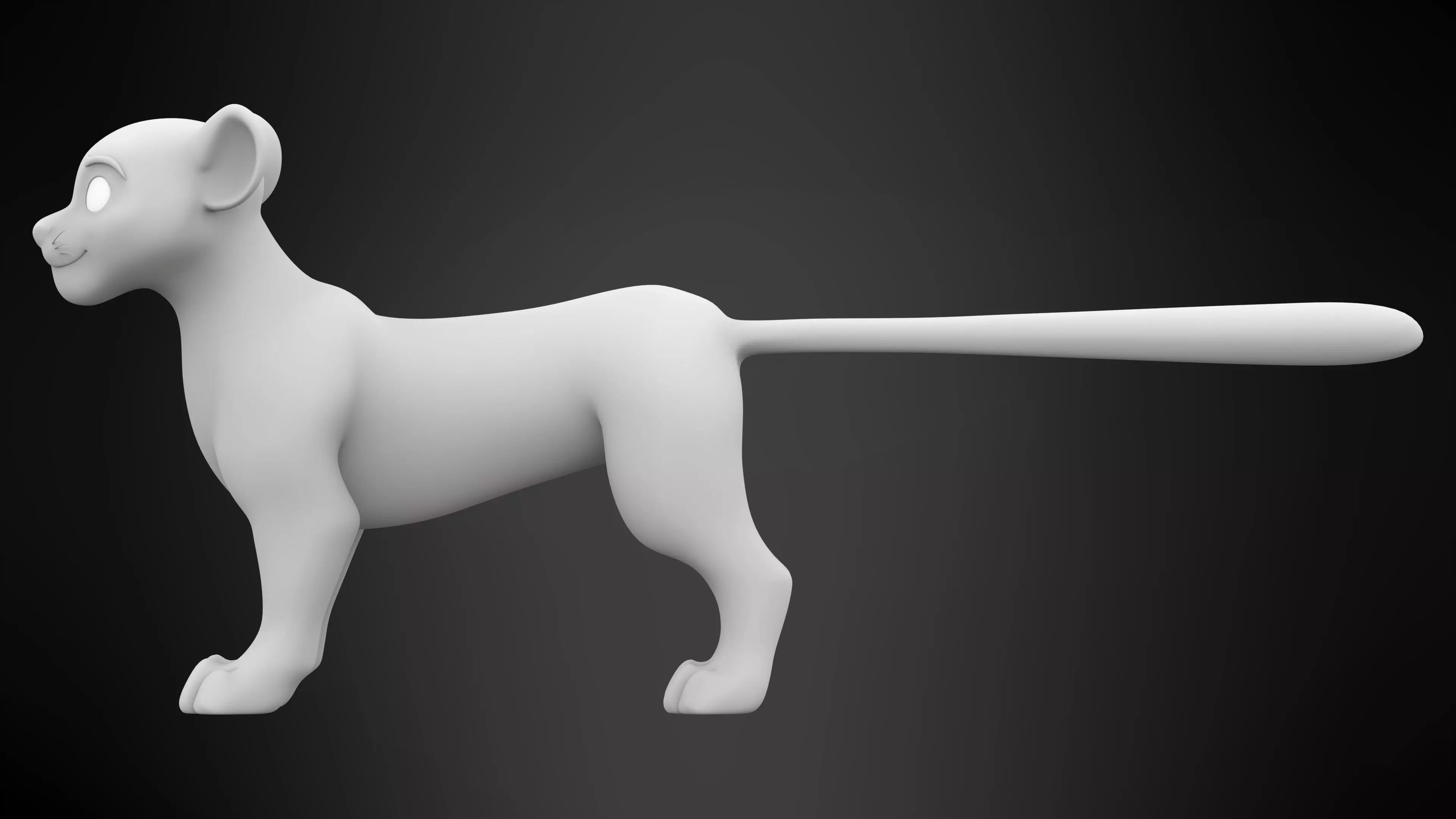 Yun Mibu Low-poly 3D model_7