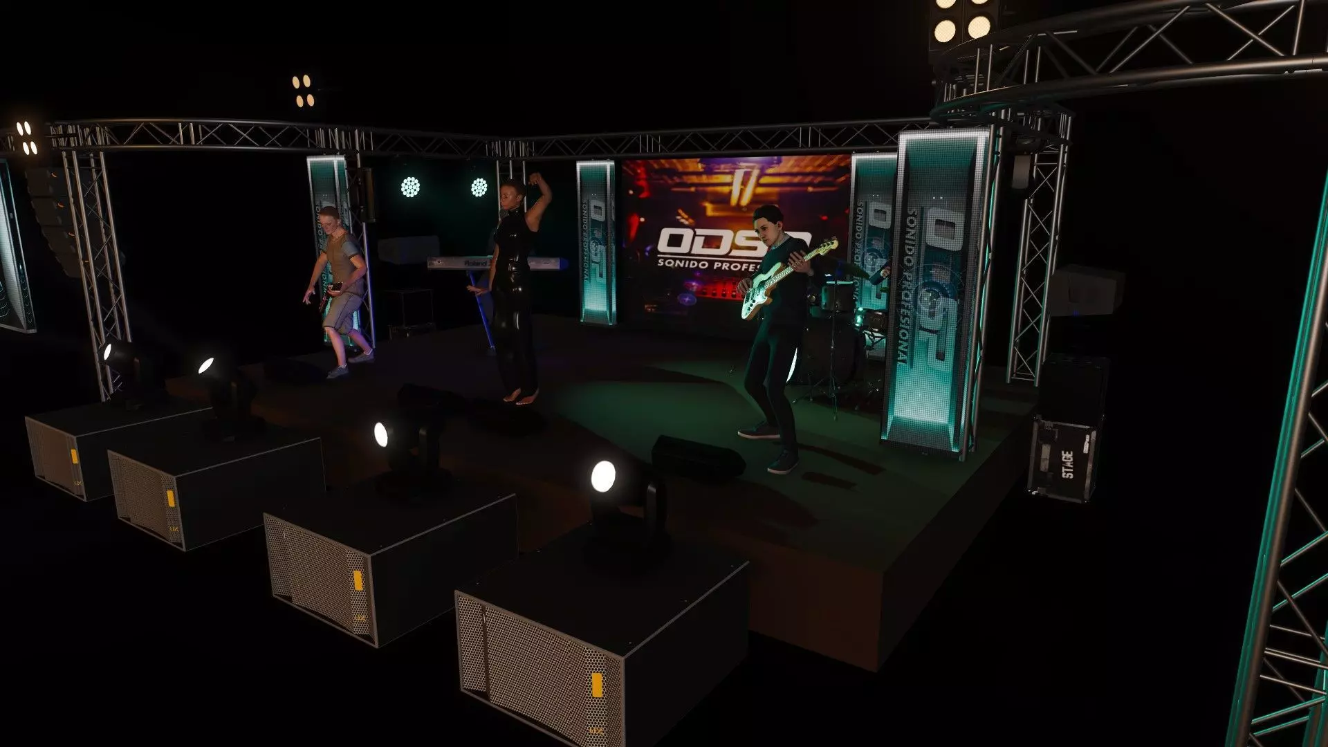 Para bandas Depence r2 3D model_4