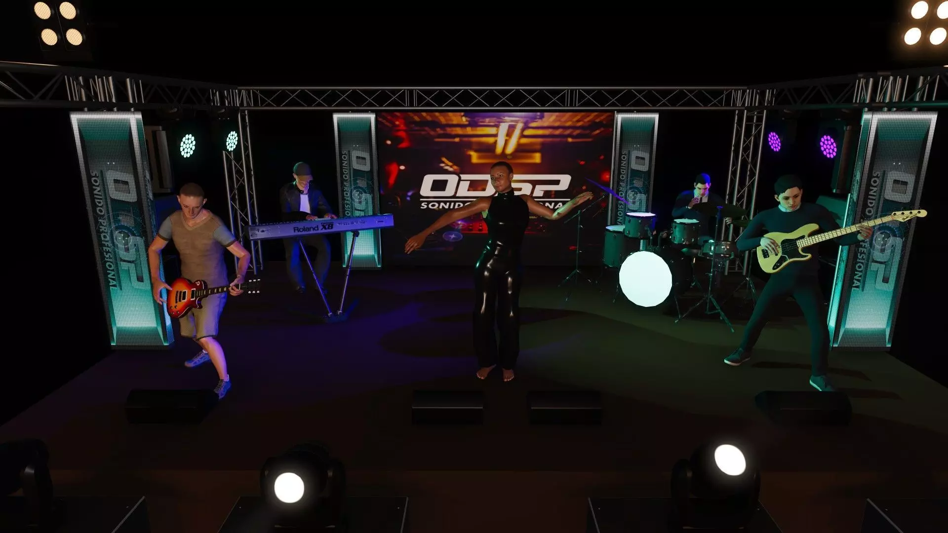 Para bandas Depence r2 3D model_6