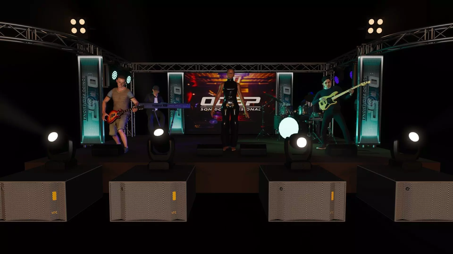 Para bandas Depence r2 3D model_7