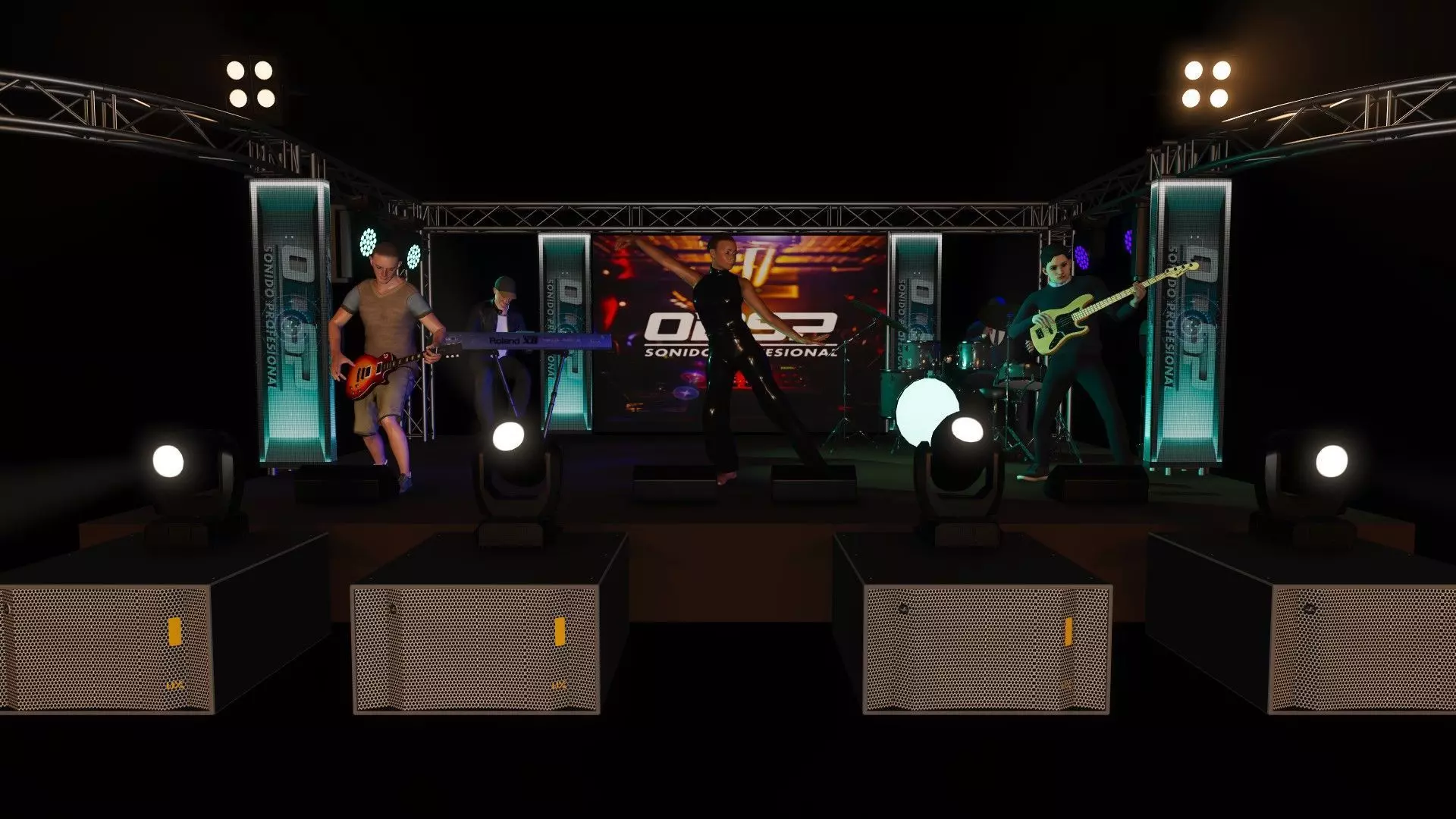 Para bandas Depence r2 3D model_3