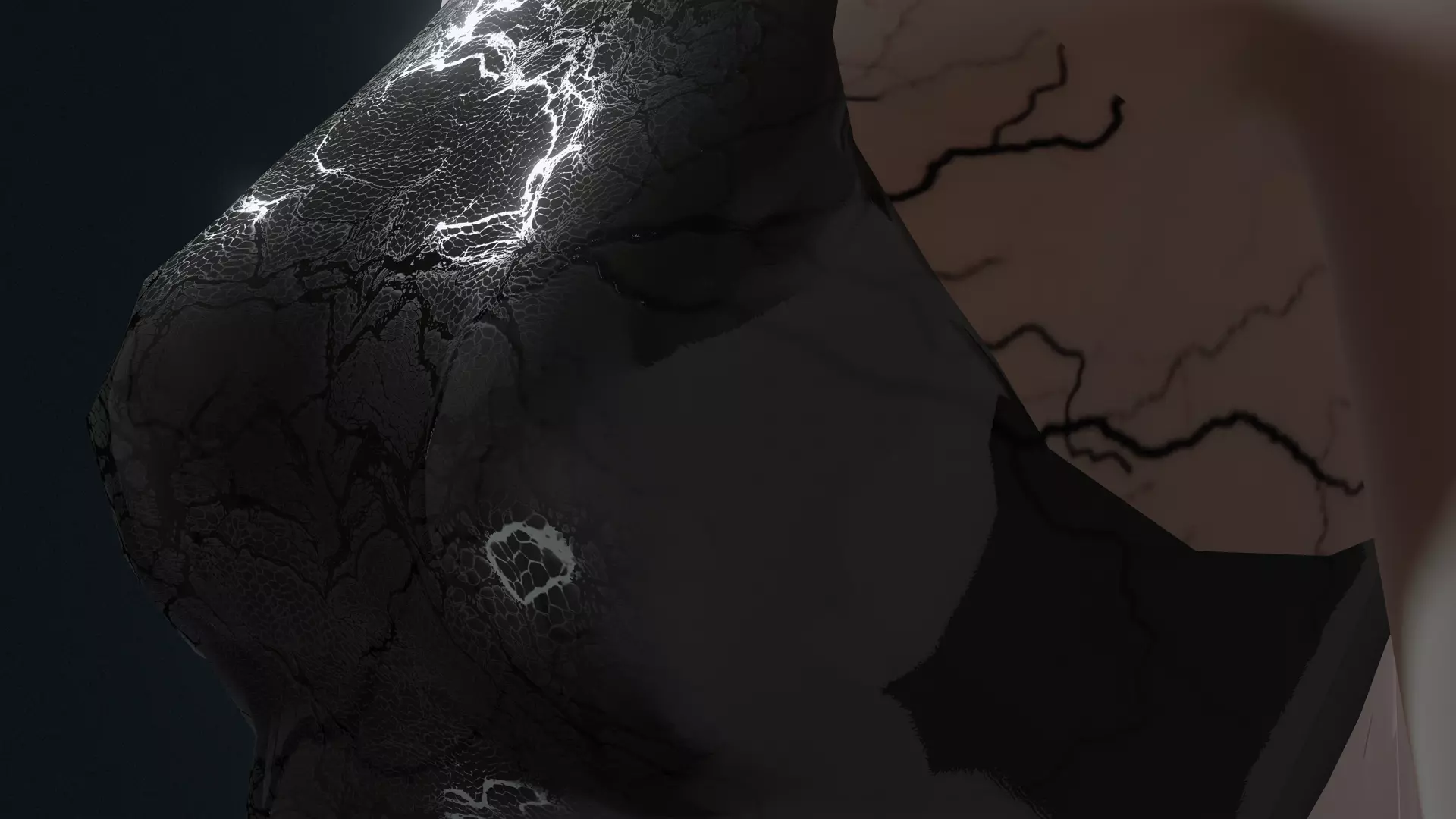 Dark Fantasy Female Character High Detail 3D Model Low-poly 3D model_8