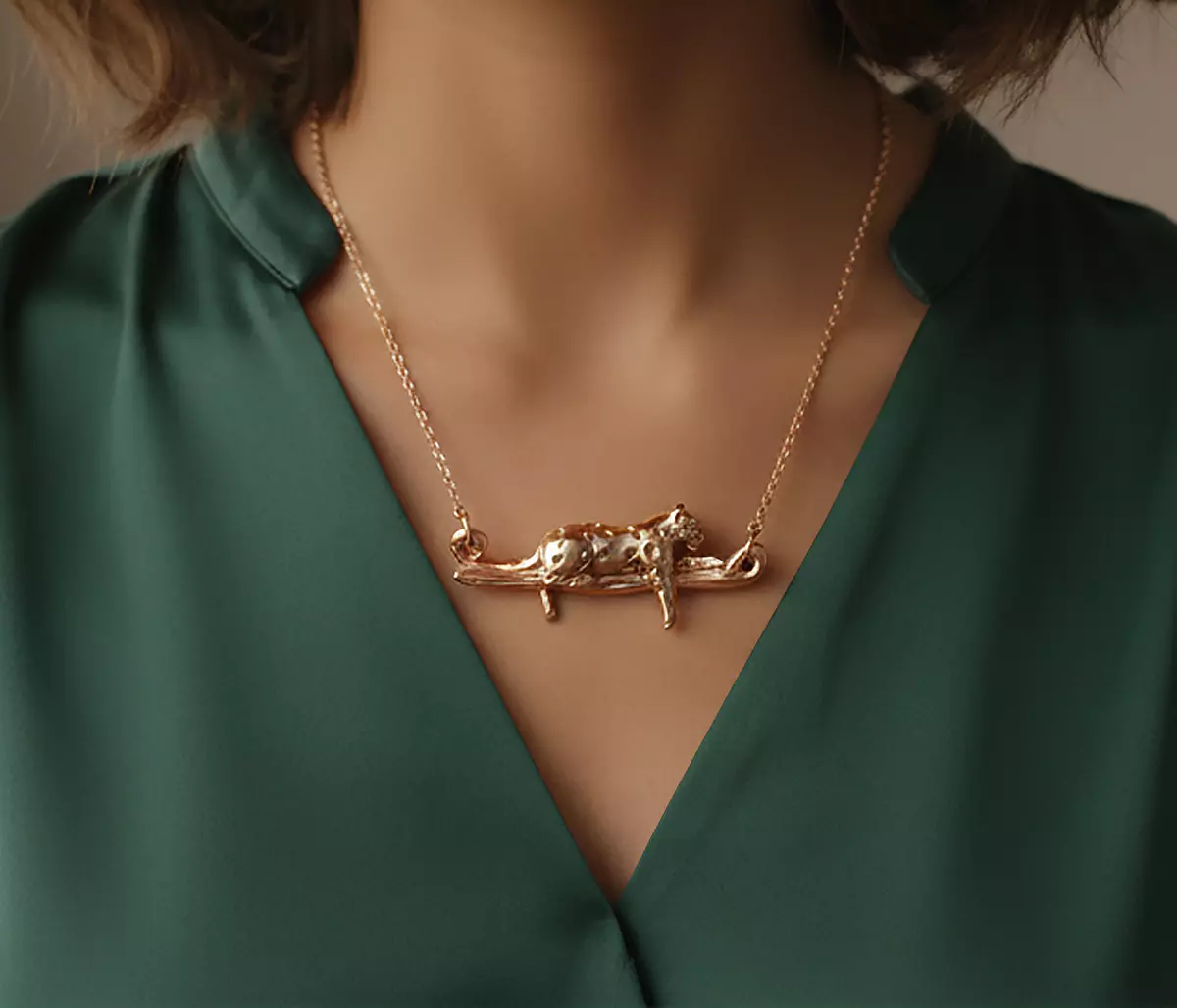 Leopard leo cat monster cute baby chibi cartoon simply basic 3D print model_5