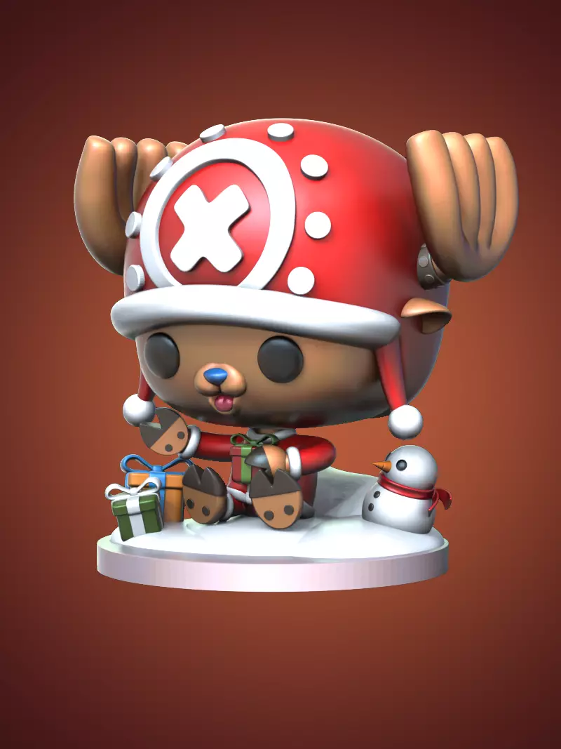 CHOPPER CHRISTMAS - Funko Pop 3D print model_1