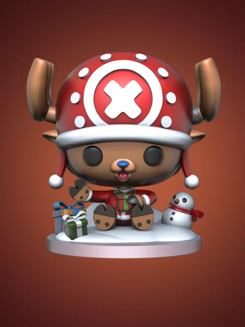 CHOPPER CHRISTMAS - Funko Pop 3D print model_0