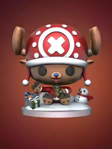 CHOPPER CHRISTMAS - Funko Pop 3D print model