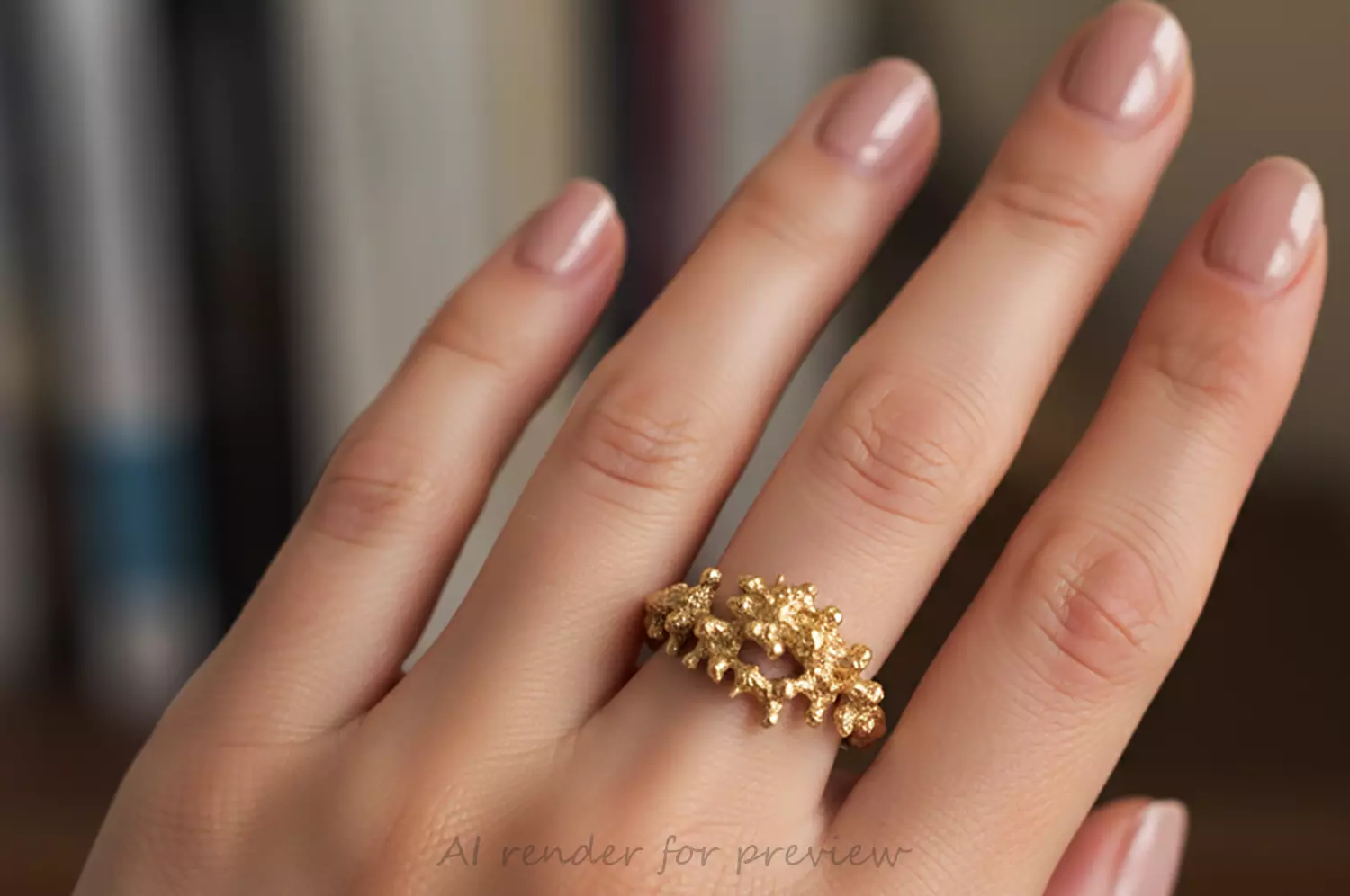 Coral weed  seaweed ocean under water aqua noise hole star 3D print model_4