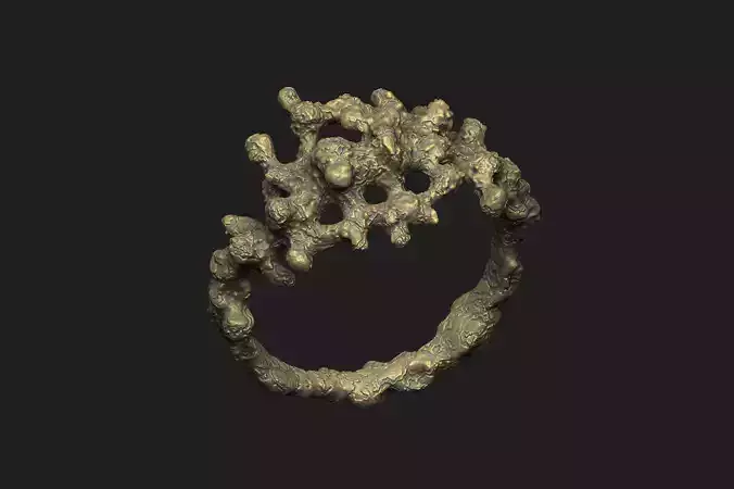 Coral weed  seaweed ocean under water aqua noise hole star 3D print model Coral weed  seaweed ocean under water aqua noise hole star 3D print model