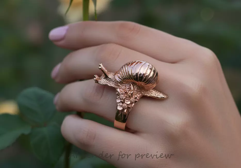 snail shell gastropod mollusk nature wild organic spiral  3D print model_3