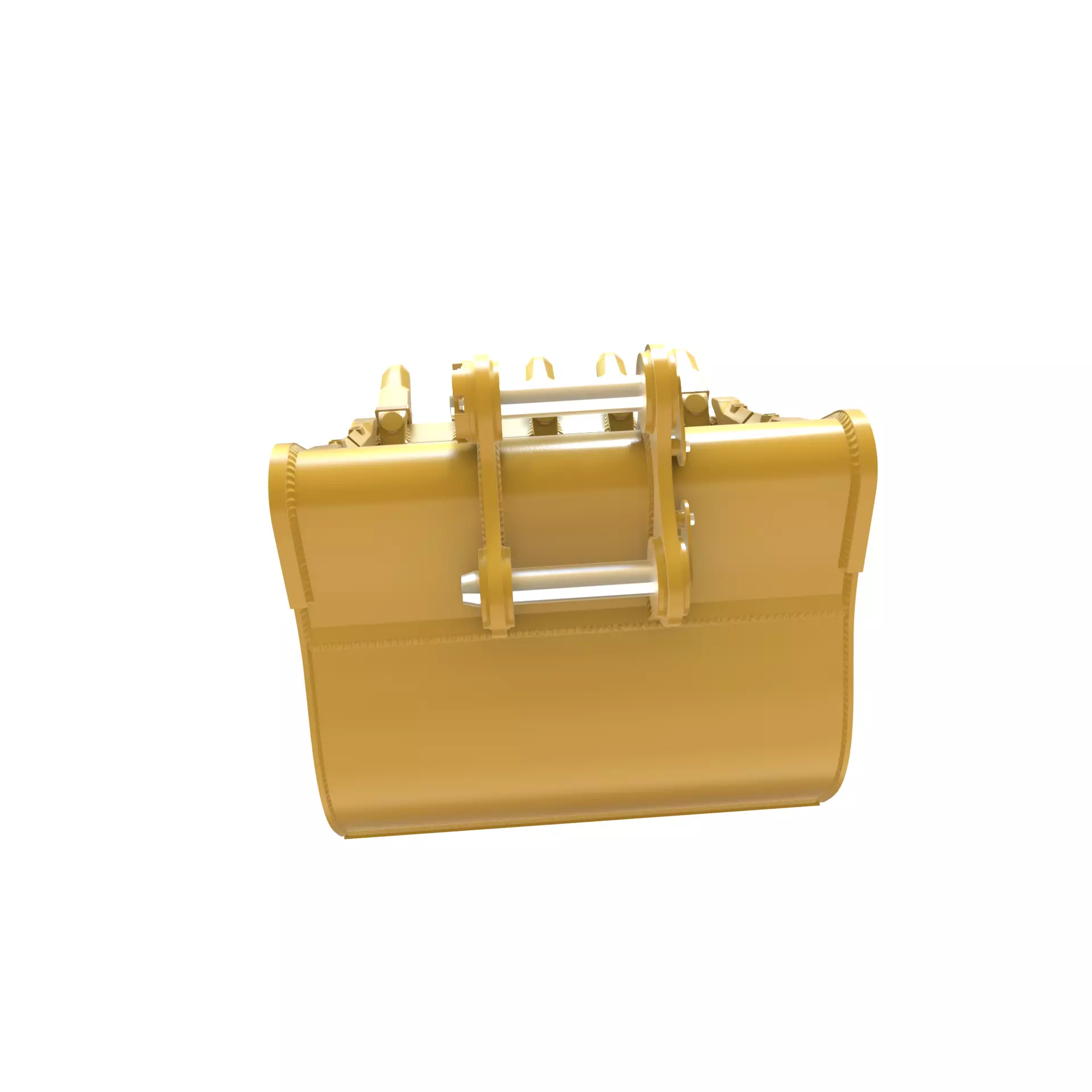 Excavator Bucket CAT Severe Duty Attachment Low-poly 3D model_4