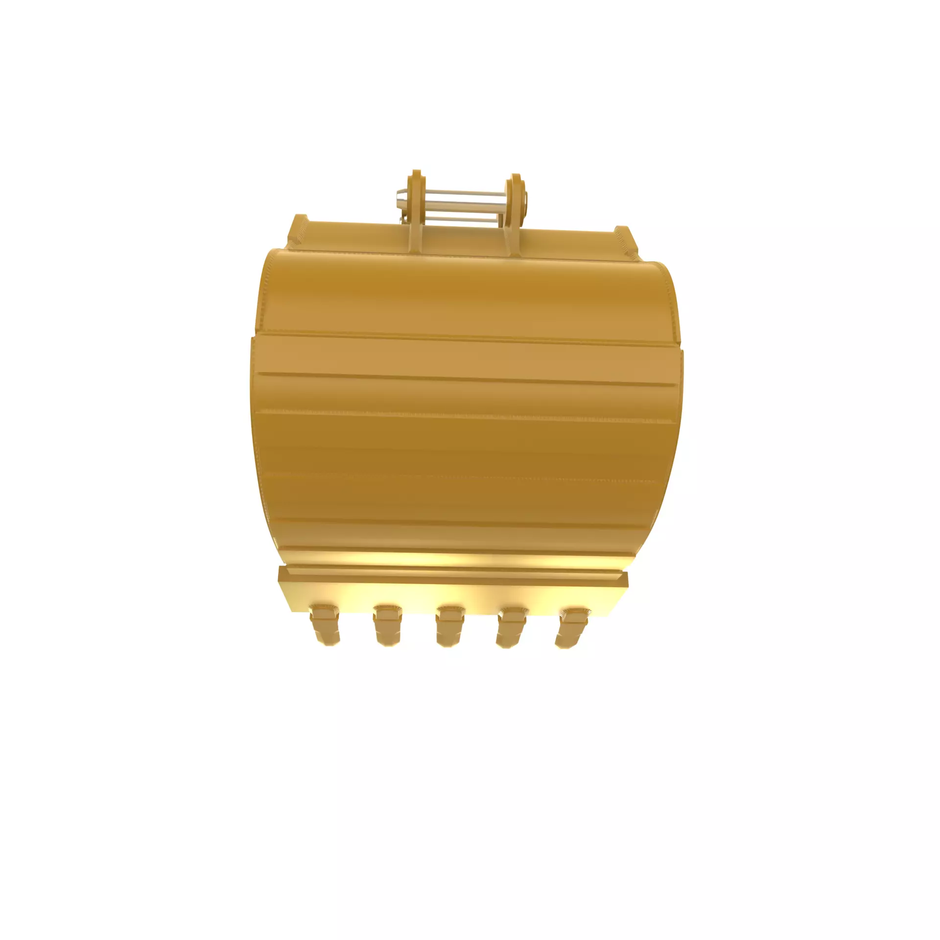 Excavator Bucket CAT Severe Duty Attachment Low-poly 3D model_2