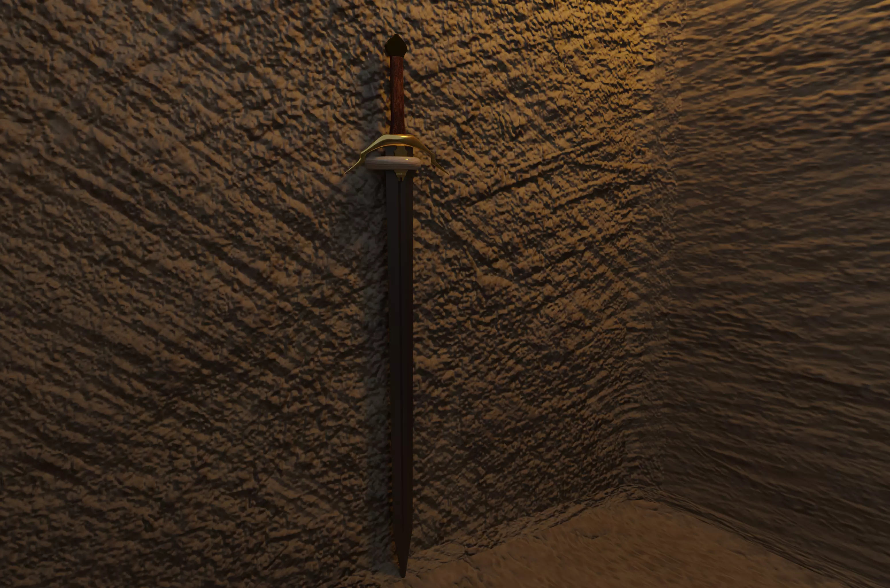3D mounted blade Free 3D model