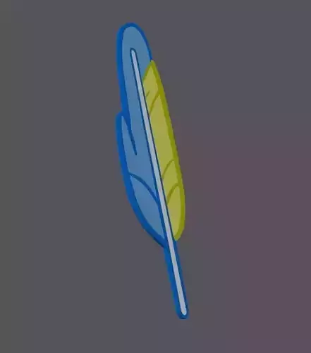 Feather Wand      Kids Play Dress Up and Cosplay Prop