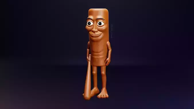 Tung Tung Tung Sahur 3D print model