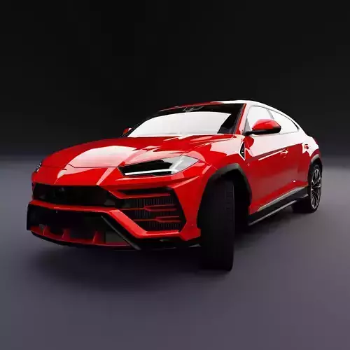 Lamborghini Urus Metallic Red 3D model