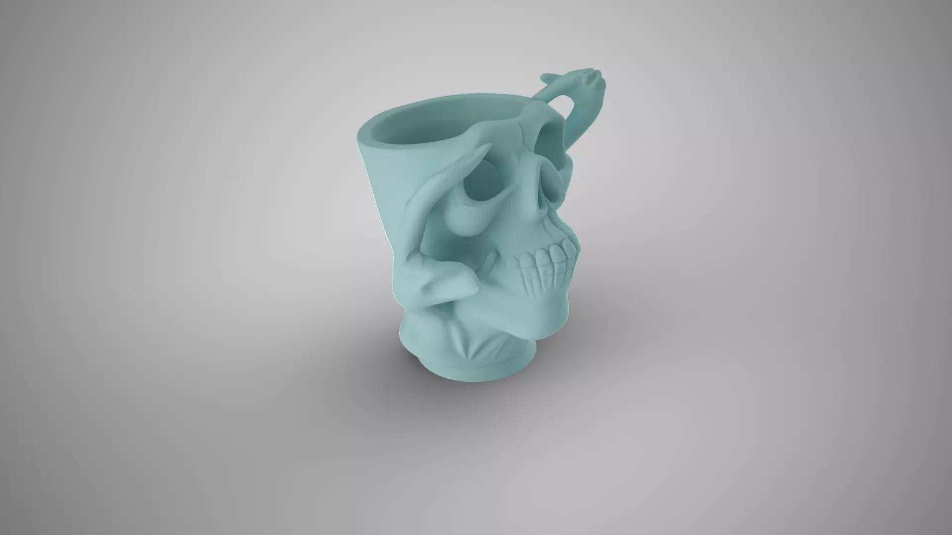 Skull Holder 3D print model_4