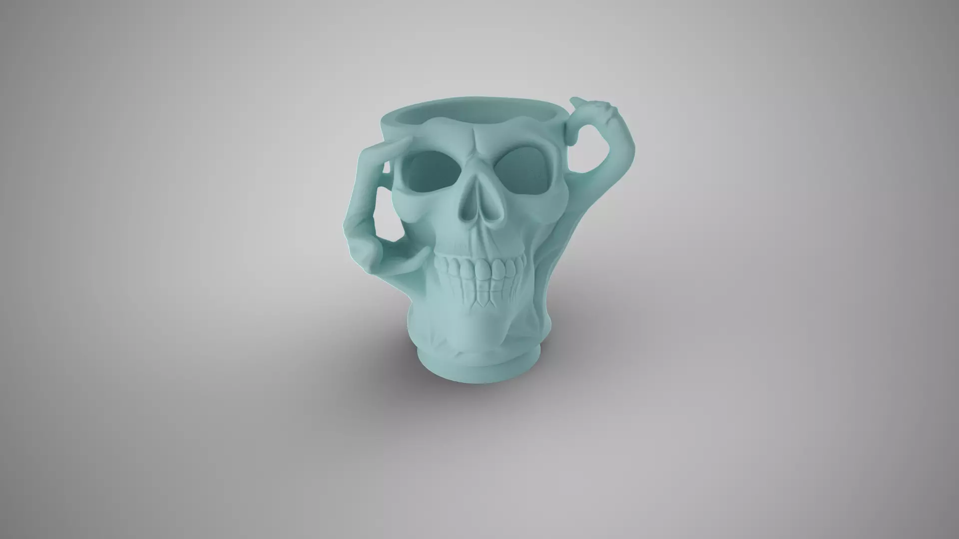 Skull Holder 3D print model_0