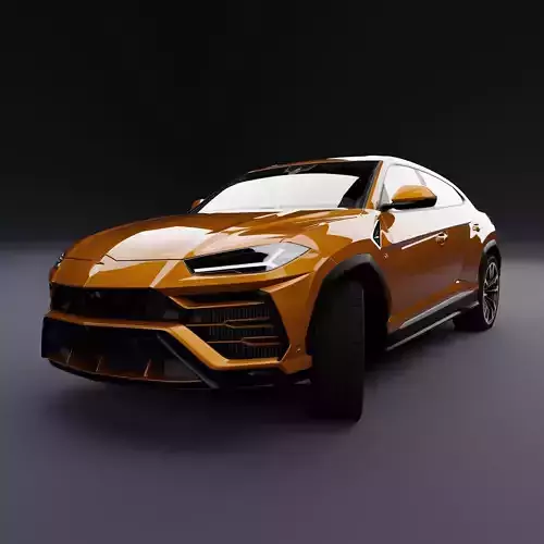 Lamborghini Urus Metallic Orange Dark 3D model