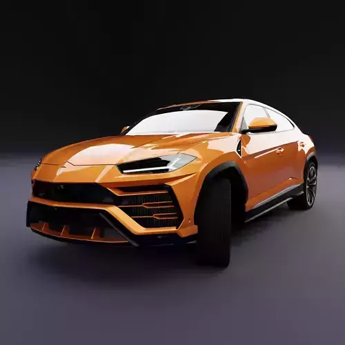 Lamborghini Urus Metallic Orange 3D model