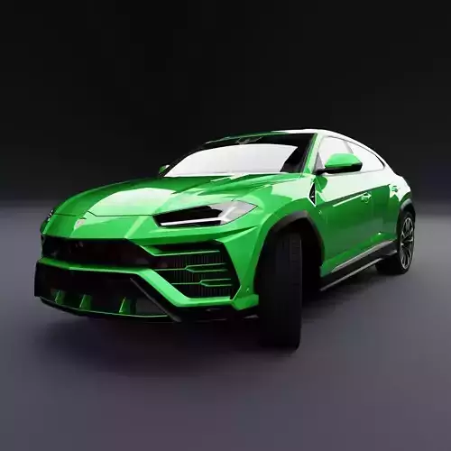 Lamborghini Urus Metallic Light Green 3D model