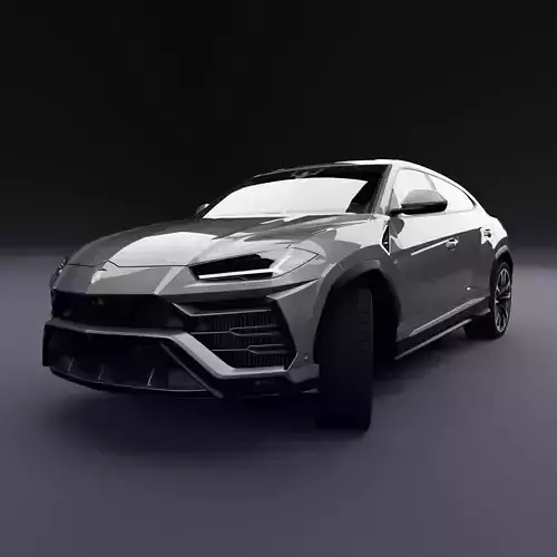 Lamborghini Urus Metallic Grey Medium 3D model