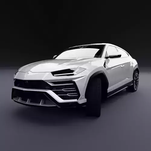 Lamborghini Urus Metallic Grey Light 3D model