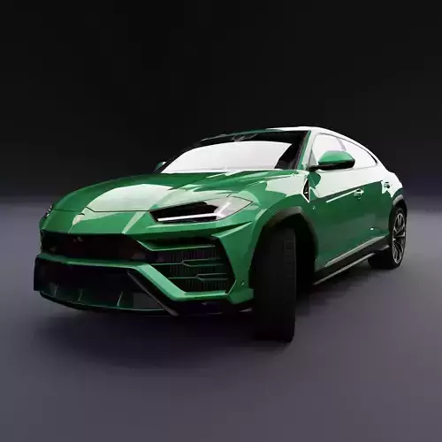 Lamborghini Urus Metallic Green 2 3D model