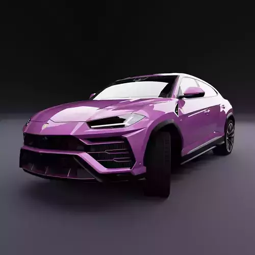 Lamborghini Urus Metallic Fuchsia 3D model