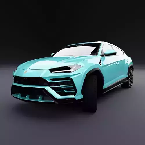 Lamborghini Urus Metallic Blue Sky 3D model