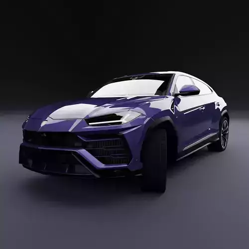 Lamborghini Urus Metallic Blue Night 3D model