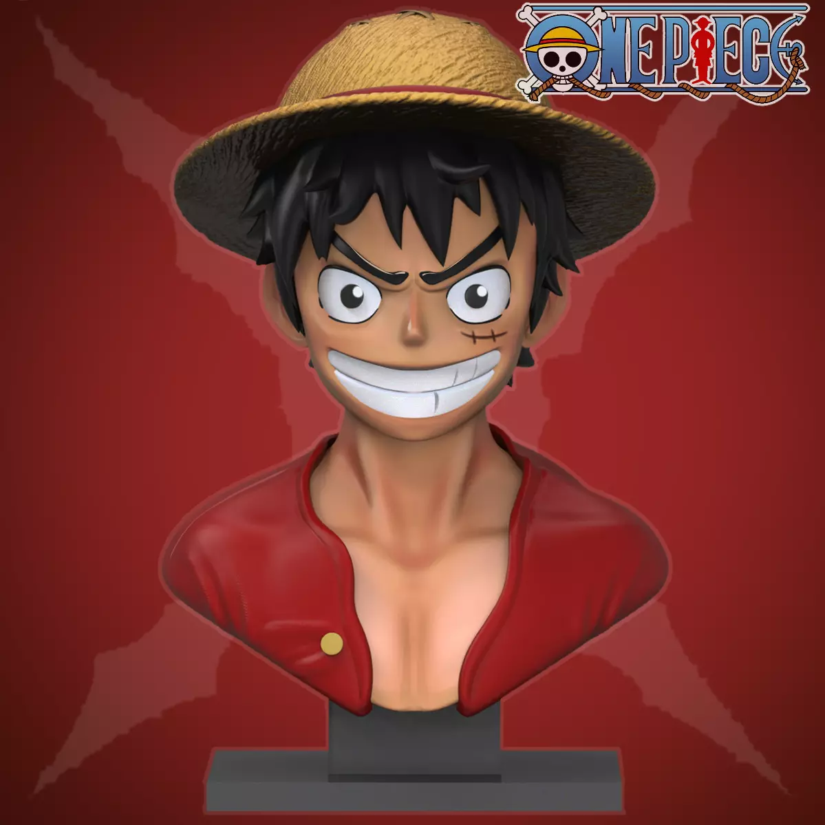  Luffy - One Piece Bust 3D print model_0