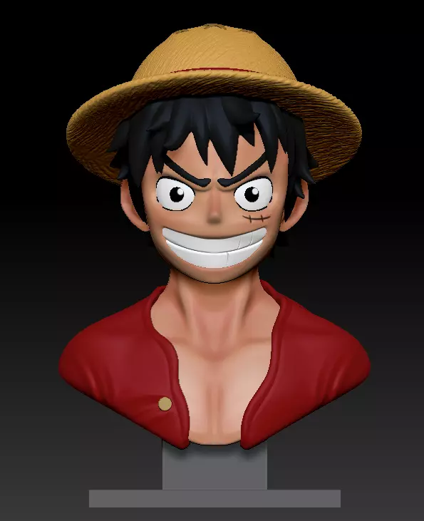  Luffy - One Piece Bust 3D print model_1