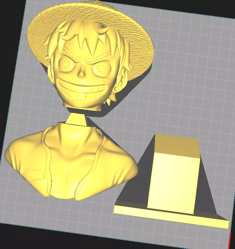  Luffy - One Piece Bust 3D print model_2