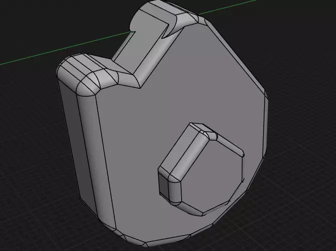 Duolingo streak fire symbol 3D print model_0