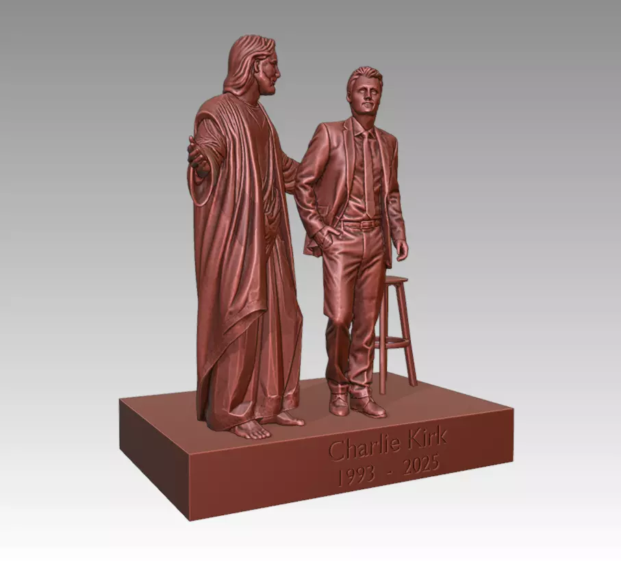 CHARLIE KIRK TRIBUTE 3D print model_10