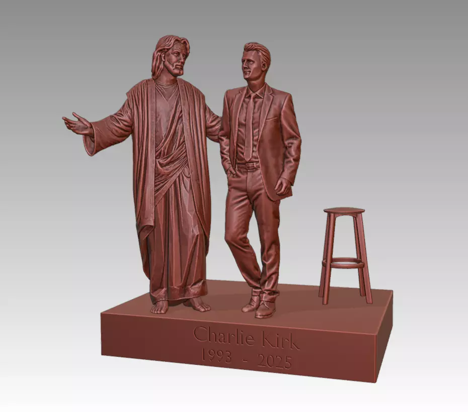 CHARLIE KIRK TRIBUTE 3D print model_2