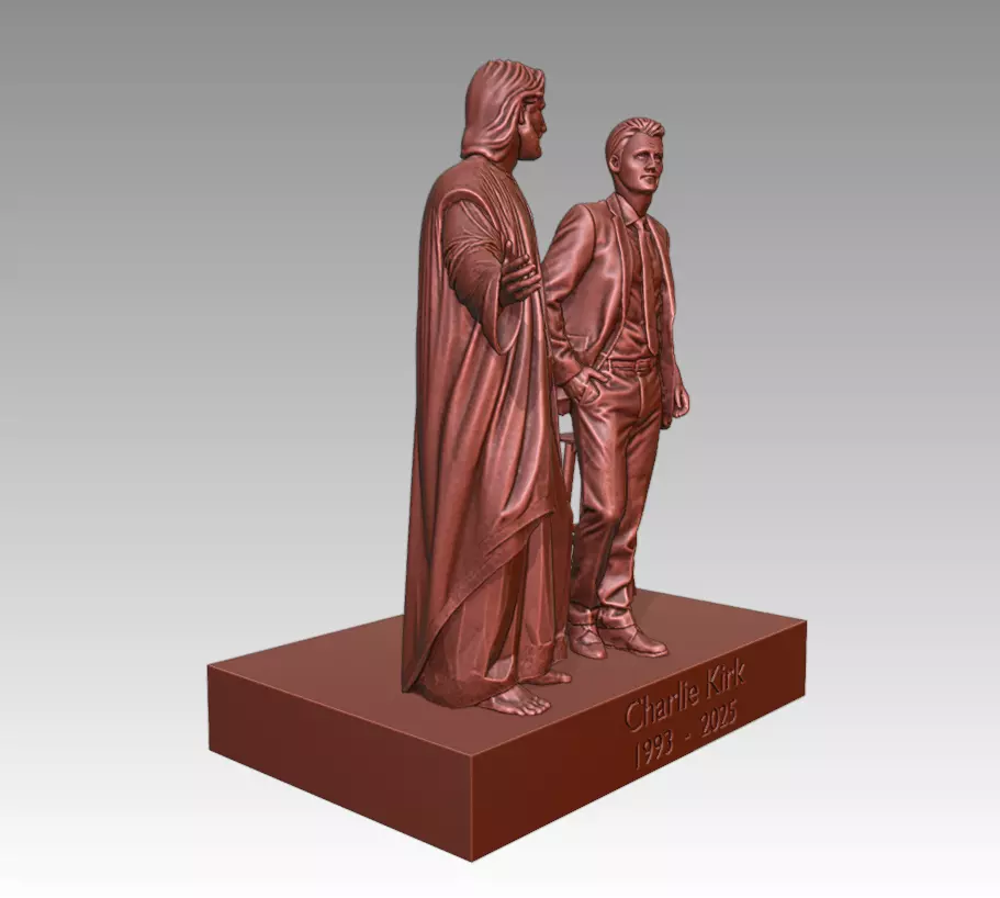 CHARLIE KIRK TRIBUTE 3D print model_9
