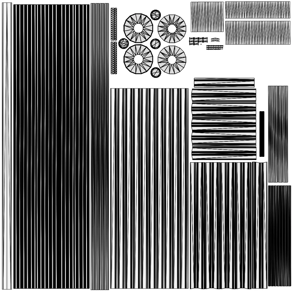 Industrial Hangar Warehouse Low-poly 3D model_9