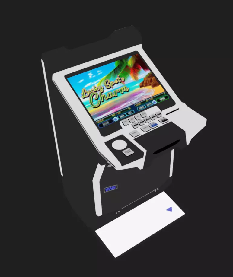 Slot Machine 05 Low-poly 3D model_8