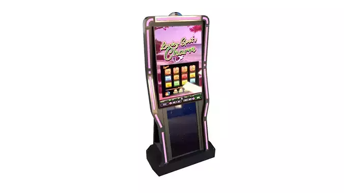 Slot Machine 06 Low-poly 3D model