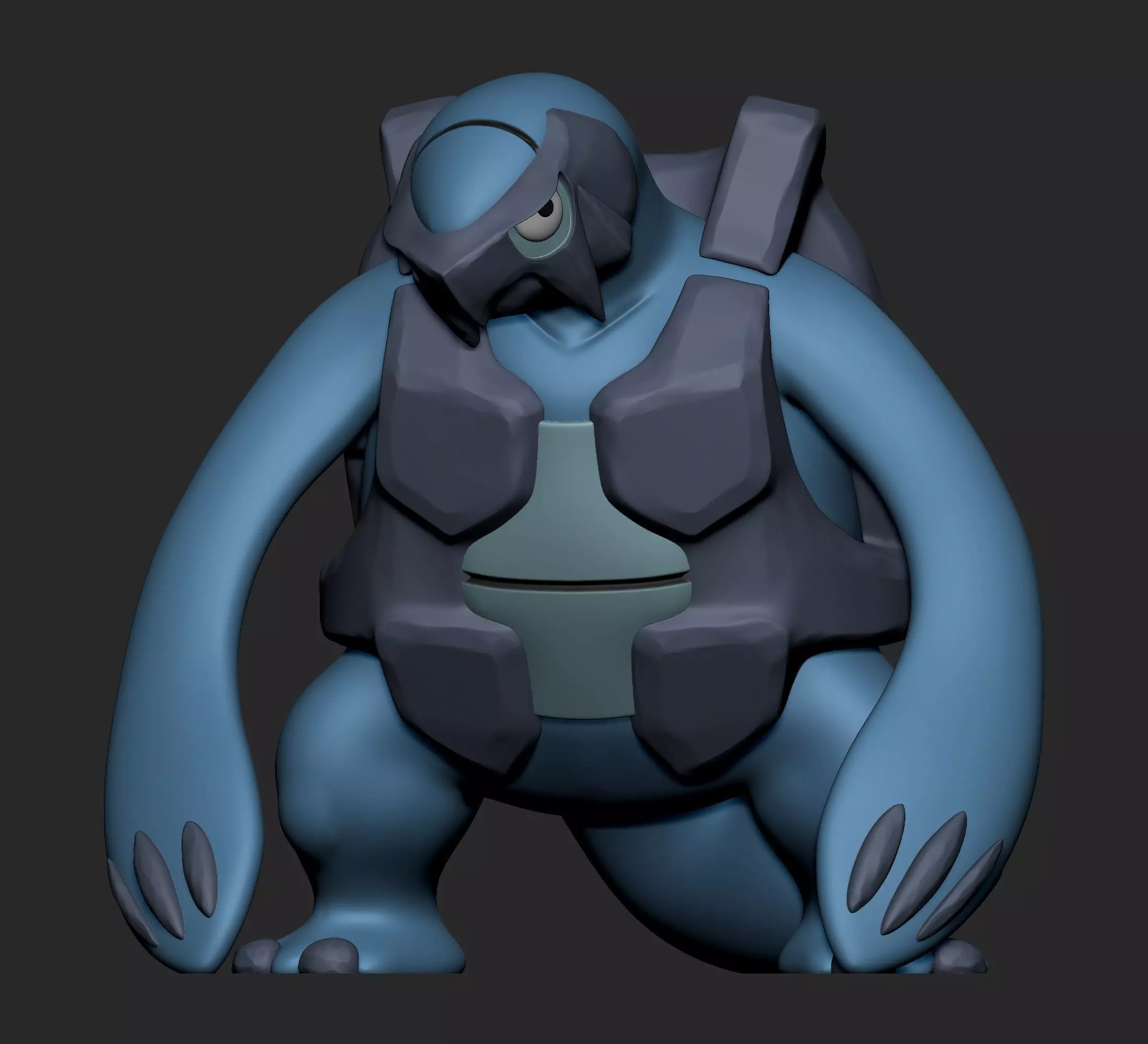 Pokemon - Tirtouga and Carracosta 3D print model_2