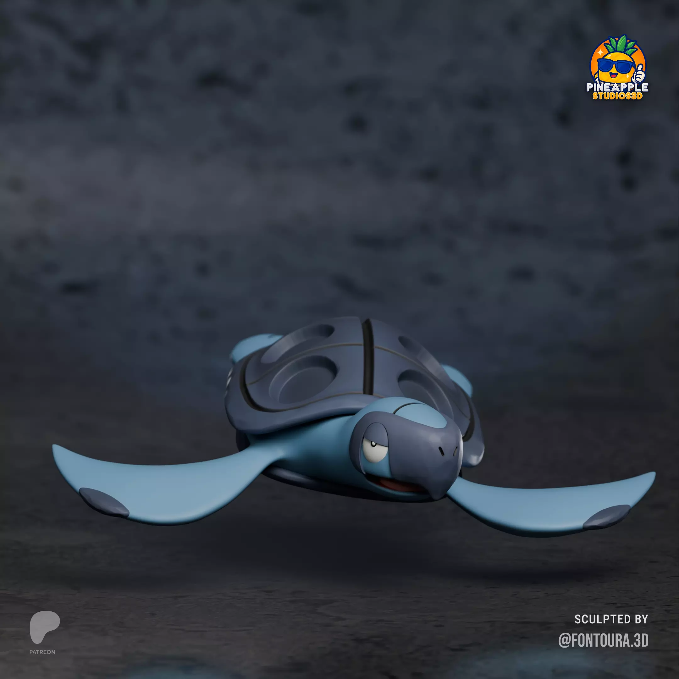 Pokemon - Tirtouga and Carracosta 3D print model_6