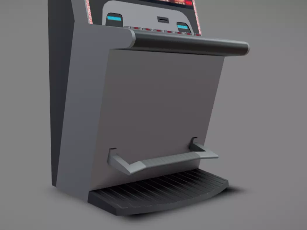 Slot Machine 07 Low-poly 3D model_10