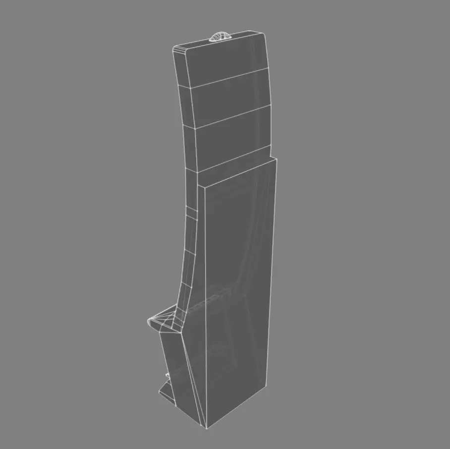 Slot Machine 07 Low-poly 3D model_17