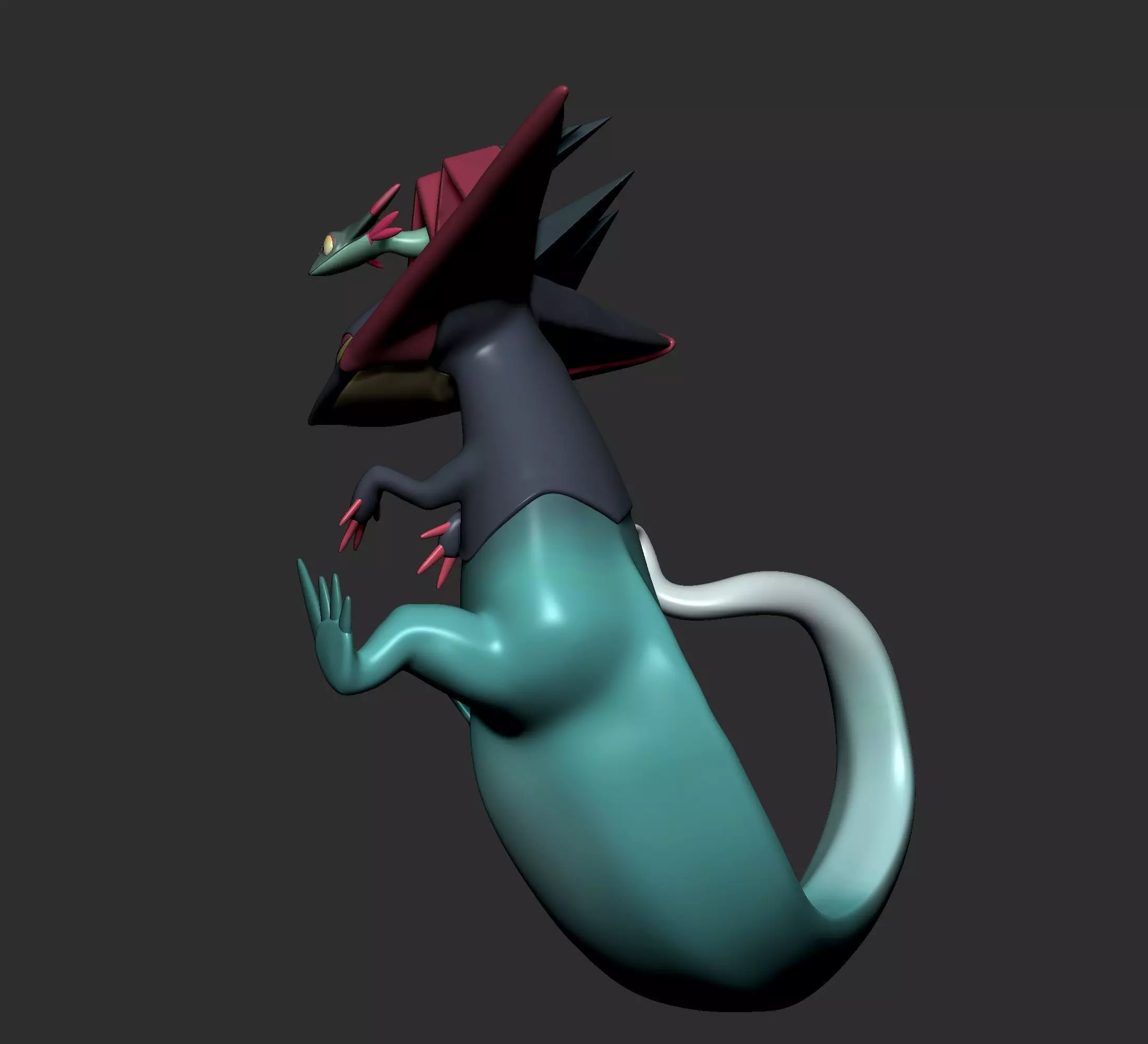Pokemon - Dreepy Drakloak and Dragapulte 3D print model_3