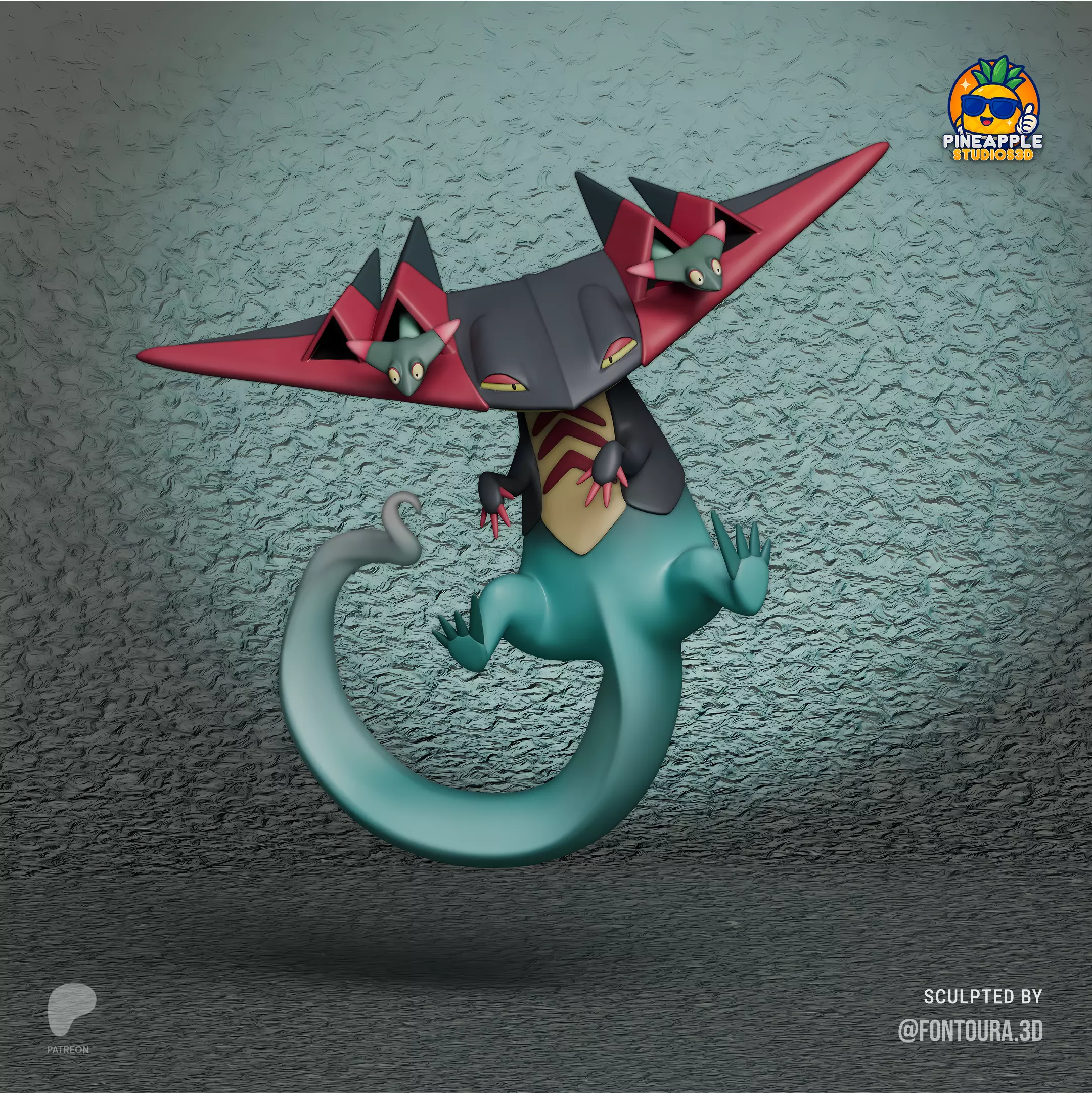 Pokemon - Dreepy Drakloak and Dragapulte 3D print model_1