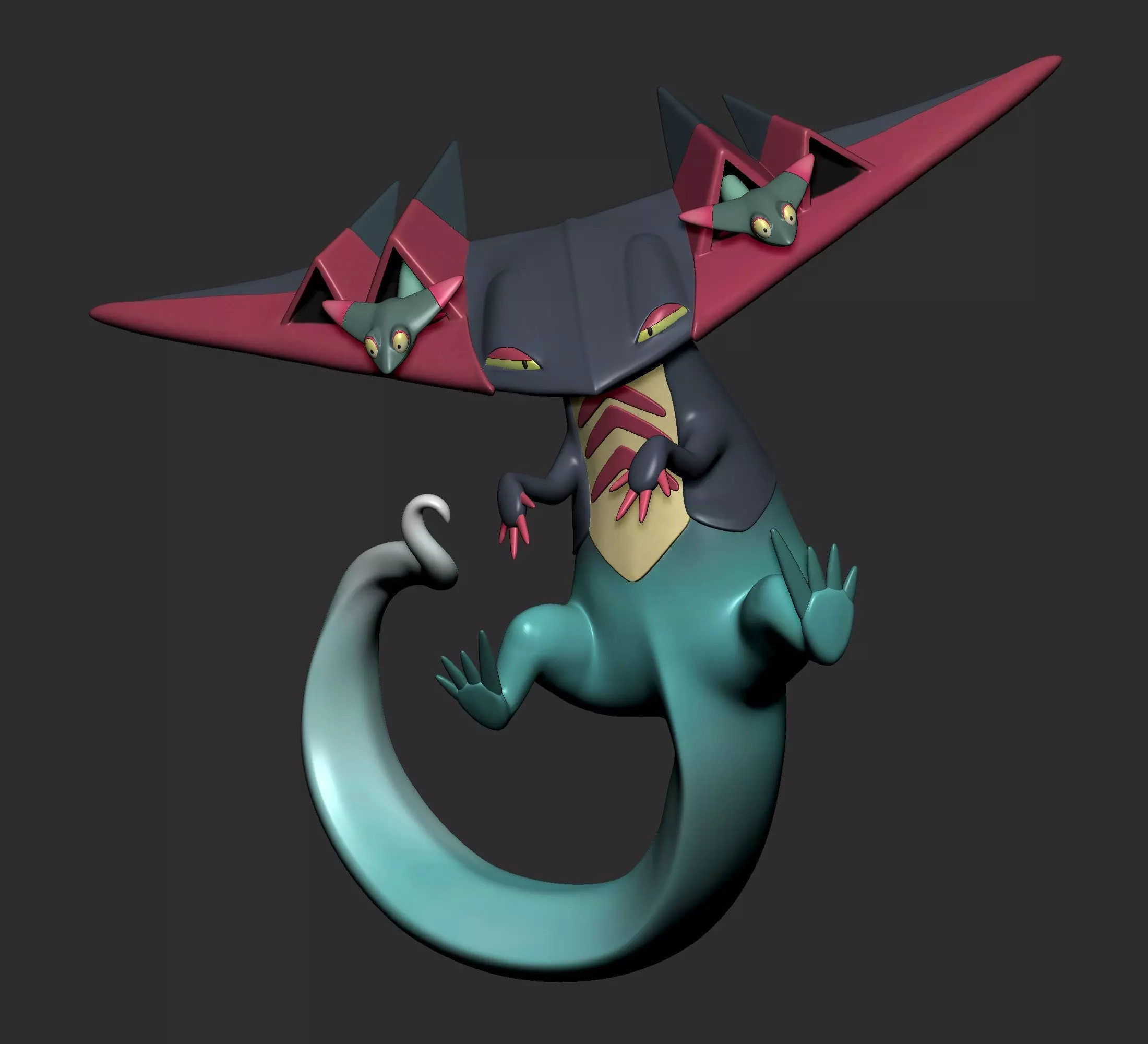 Pokemon - Dreepy Drakloak and Dragapulte 3D print model_2