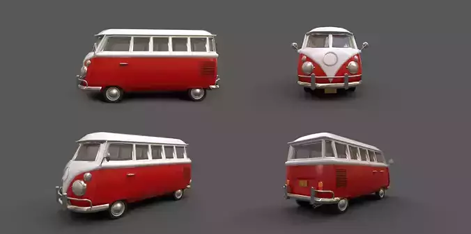 Stylized VW Bus